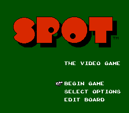 Spot: The Video Game title screenshot